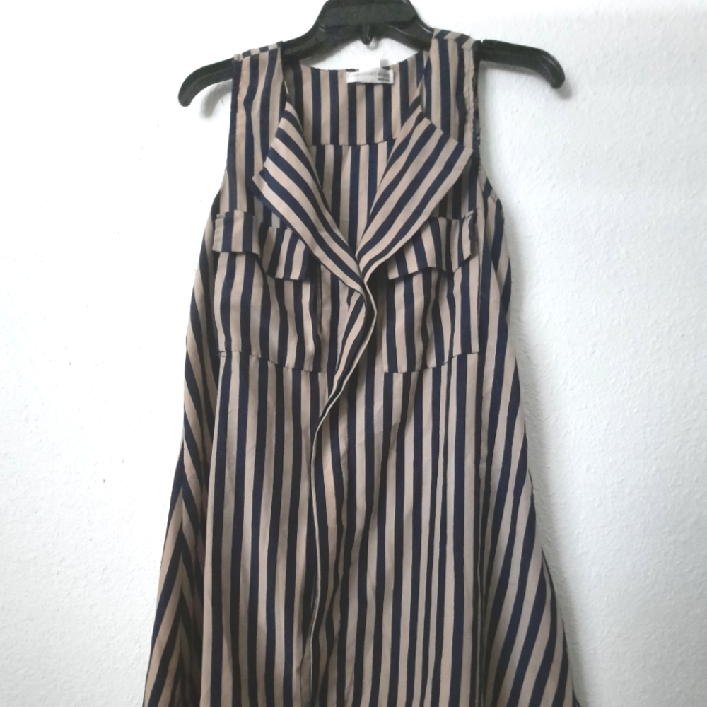 Navy stripped dress